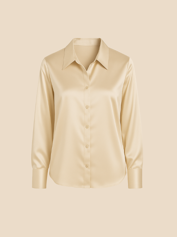 Bluse Damen mit Langarm und klassischem Kragen | L&F - 8 - Lieblingsform
