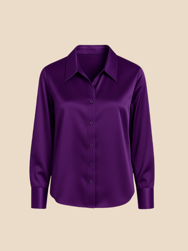Bluse Damen mit Langarm und klassischem Kragen | L&F - 13 - Lieblingsform