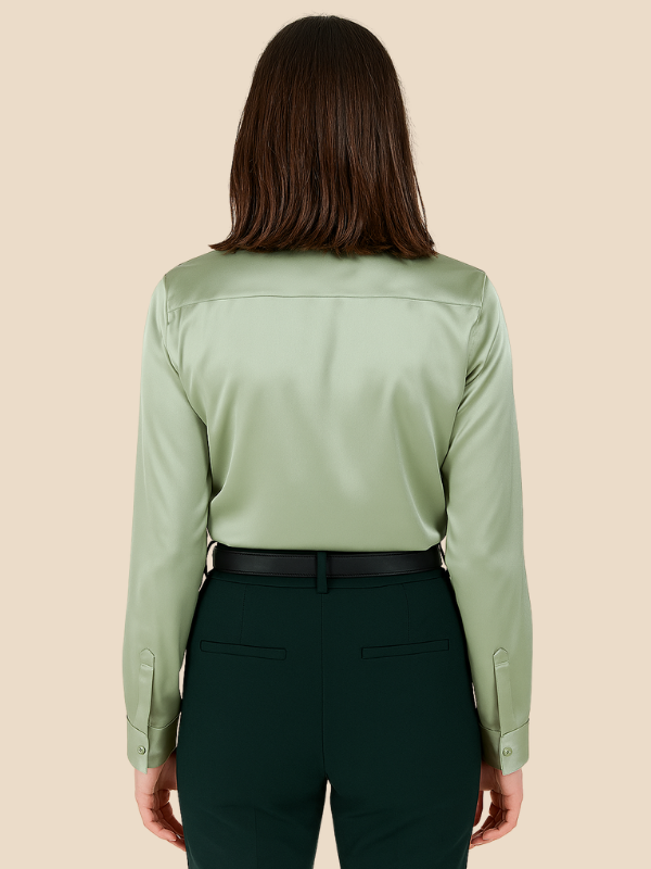 Bluse Damen mit Langarm und klassischem Kragen | L&F - 26 - Lieblingsform
