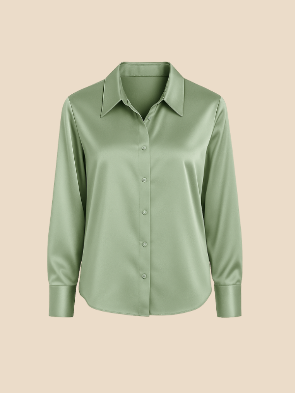 Bluse Damen mit Langarm und klassischem Kragen | L&F - 27 - Lieblingsform