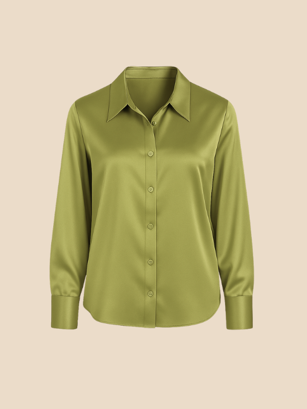 Bluse Damen mit Langarm und klassischem Kragen | L&F - 29 - Lieblingsform