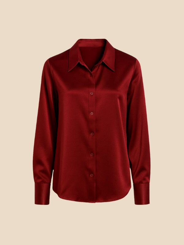 Bluse Damen mit Langarm und klassischem Kragen | L&F - 30 - Lieblingsform