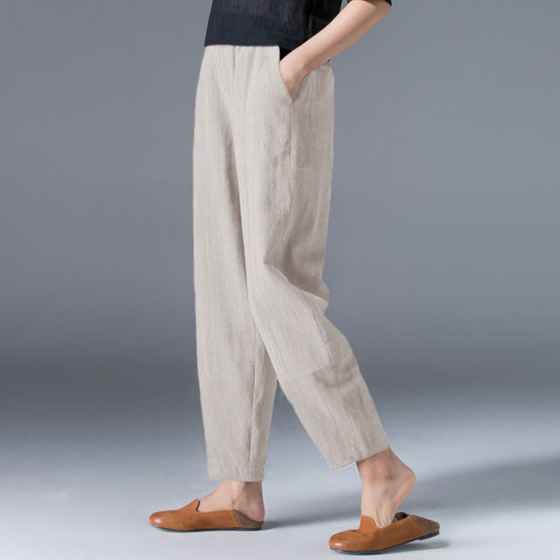 Weite Hose Damen - Lockerer Schnitt mit Taschen - L&F - 4 - Lieblingsform