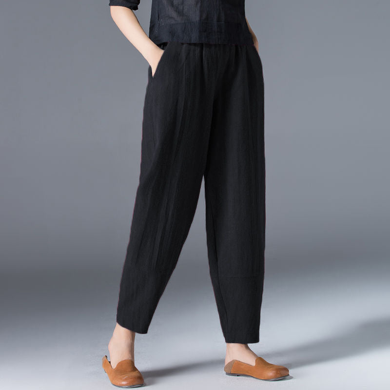Weite Hose Damen - Lockerer Schnitt mit Taschen - L&F - 6 - Lieblingsform