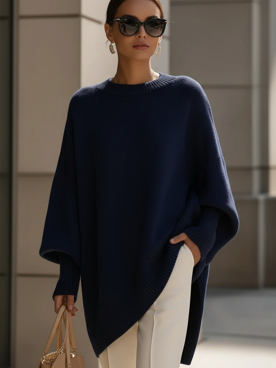 Oversize Pullover Damen | Asymmetrischer Saum und lässiger Chic | L&F - 1 - Lieblingsform