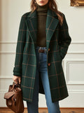Wollmantel Damen | Eleganter Schnitt mit Karomuster | L&F - 1 - Lieblingsform